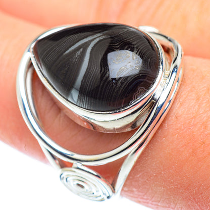 Psilomelane Rings handcrafted by Ana Silver Co - RING53782