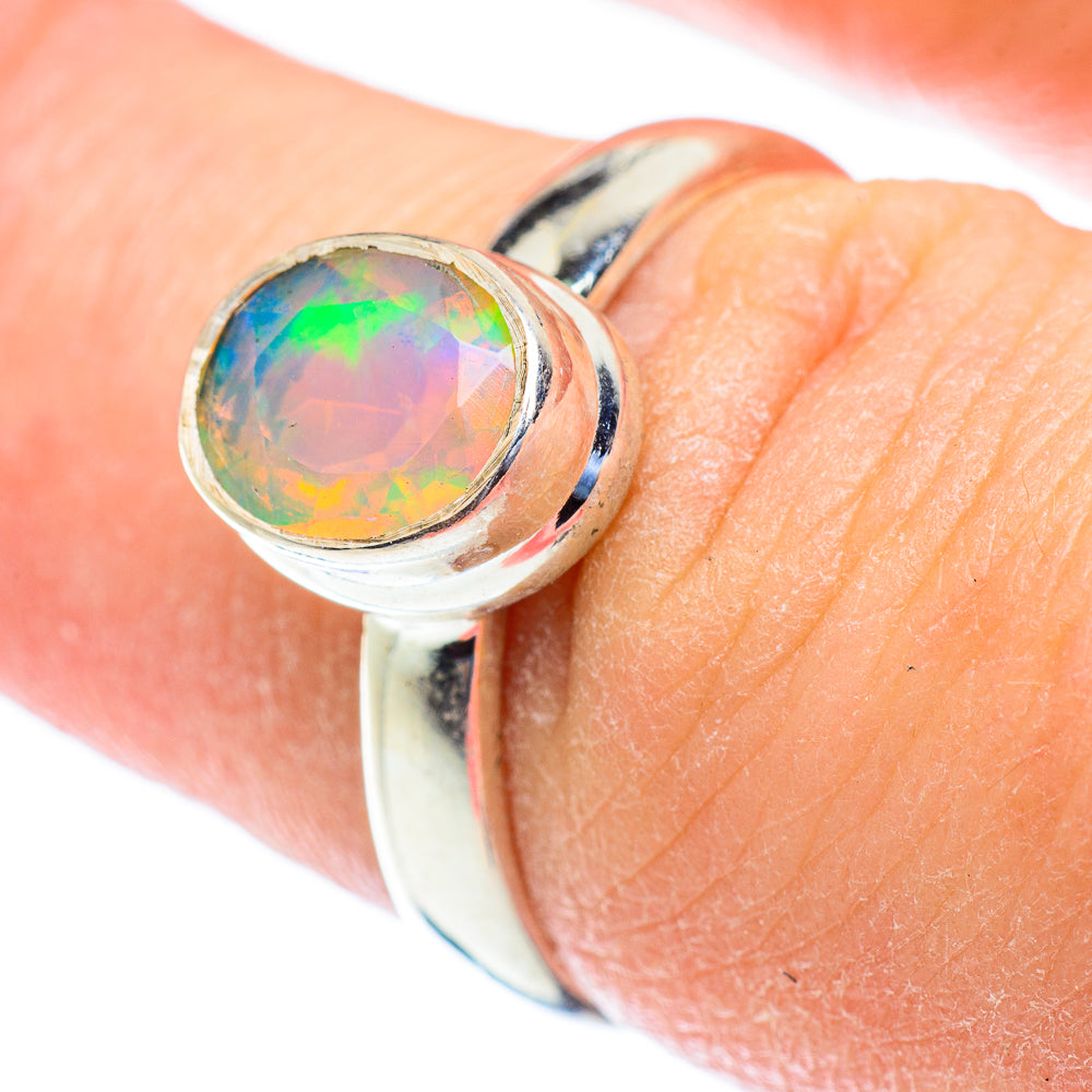 Ethiopian Opal Rings handcrafted by Ana Silver Co - RING53819