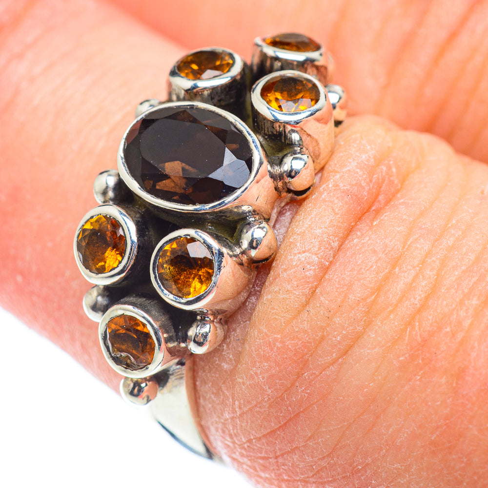 Smoky Quartz Rings handcrafted by Ana Silver Co - RING53837