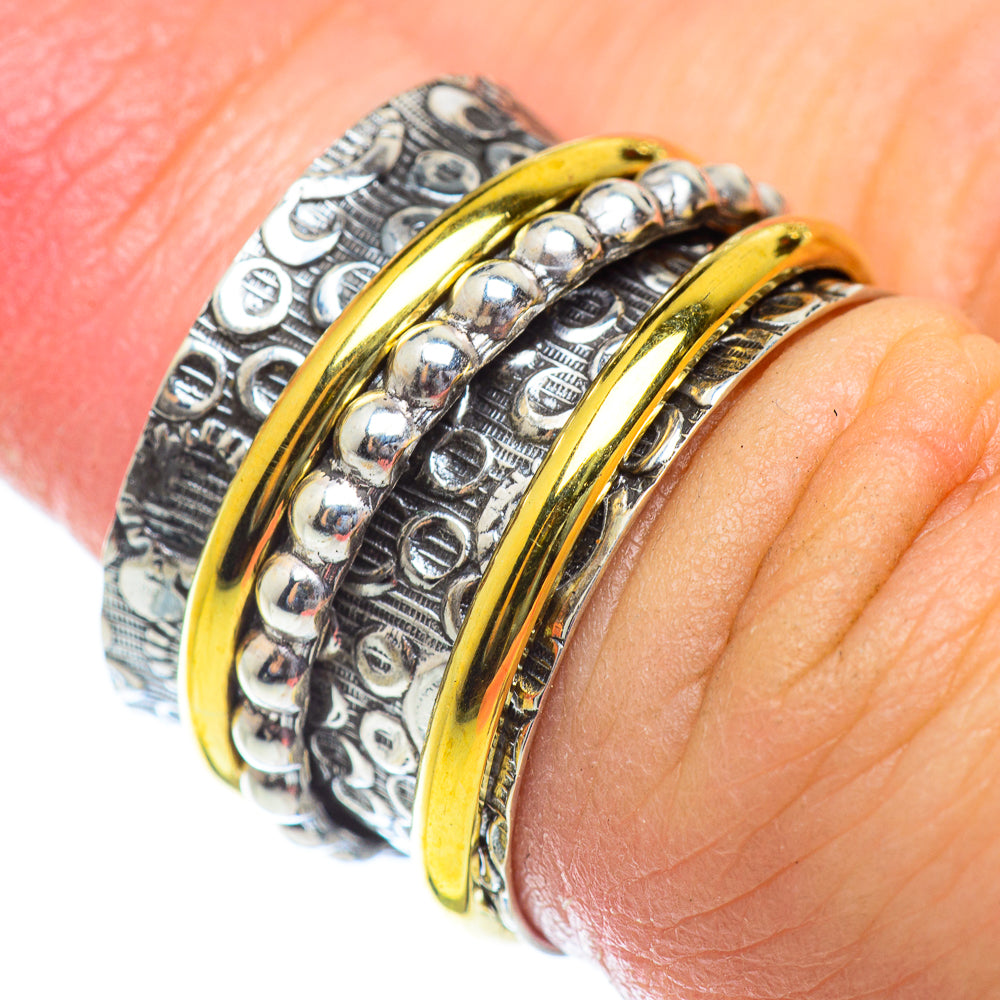 Meditation Spinner Rings handcrafted by Ana Silver Co - RING53942