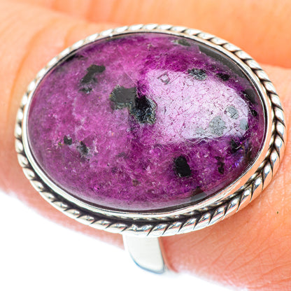 Ruby Fuchsite Rings handcrafted by Ana Silver Co - RING54007