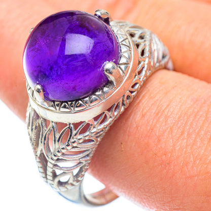 Amethyst Rings handcrafted by Ana Silver Co - RING54066