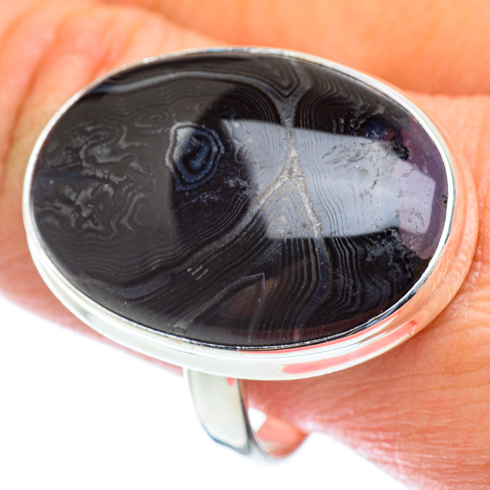 Psilomelane Rings handcrafted by Ana Silver Co - RING54070