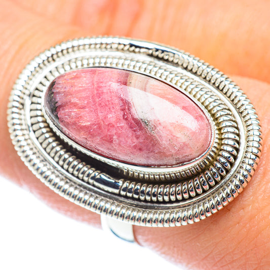Rhodochrosite Rings handcrafted by Ana Silver Co - RING54159