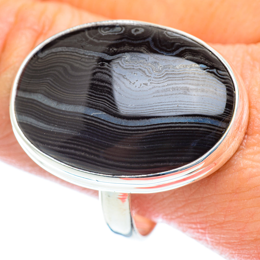 Psilomelane Rings handcrafted by Ana Silver Co - RING54163