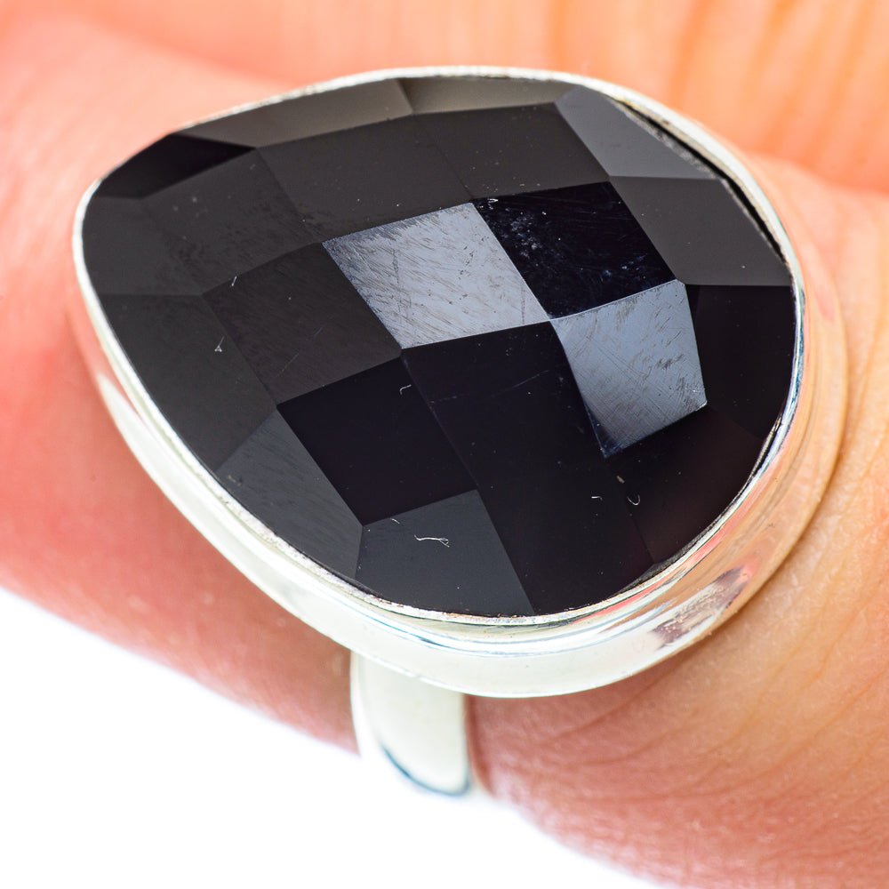 Black Onyx Rings handcrafted by Ana Silver Co - RING54210