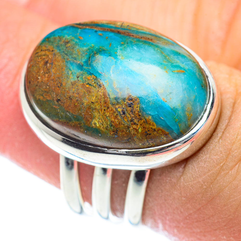 Peruvian Opal Rings handcrafted by Ana Silver Co - RING54290