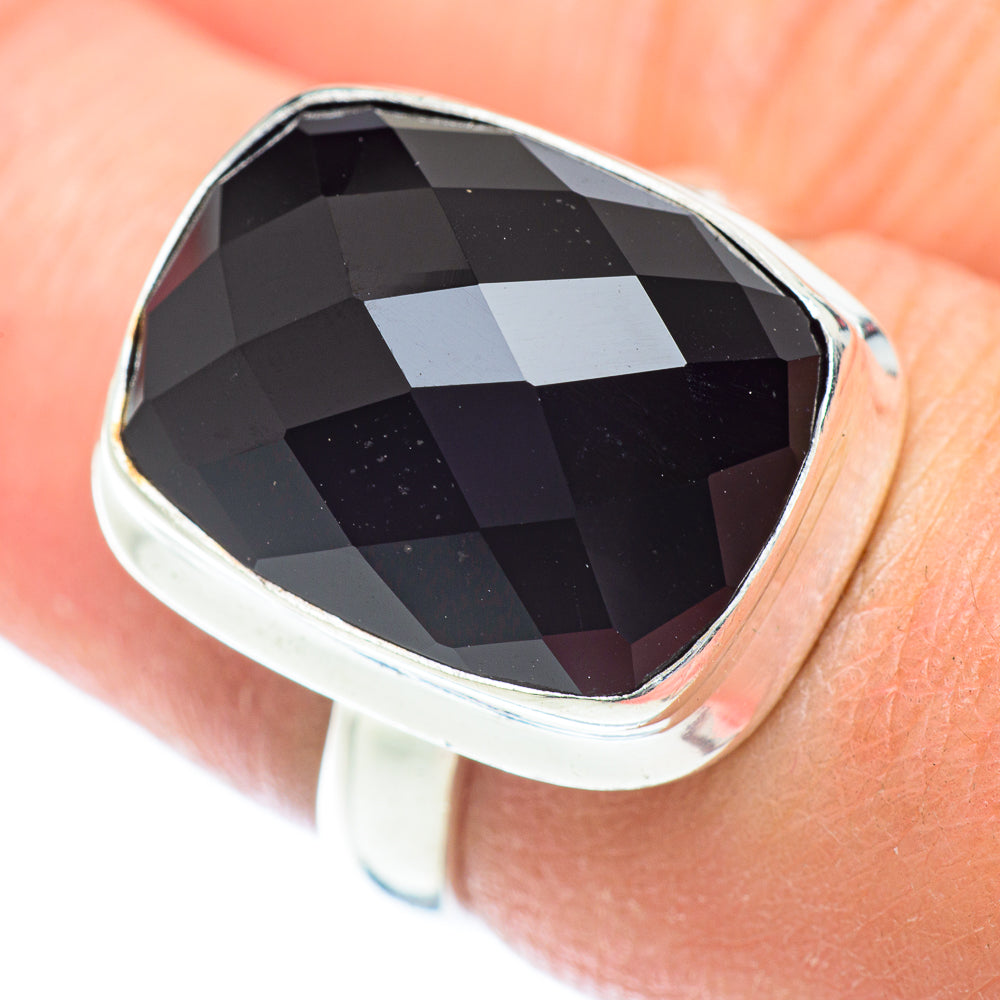 Black Onyx Rings handcrafted by Ana Silver Co - RING54304