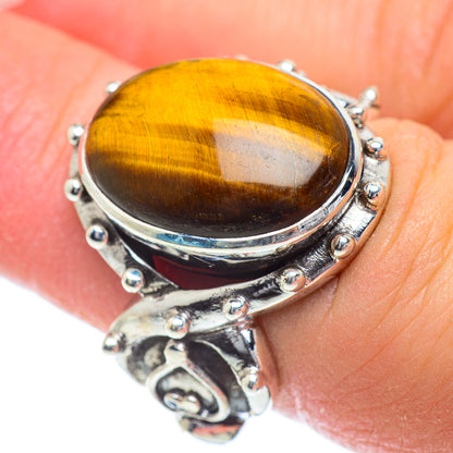 Tiger Eye Rings handcrafted by Ana Silver Co - RING54415
