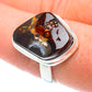 Mexican Fire Agate Rings handcrafted by Ana Silver Co - RING54416