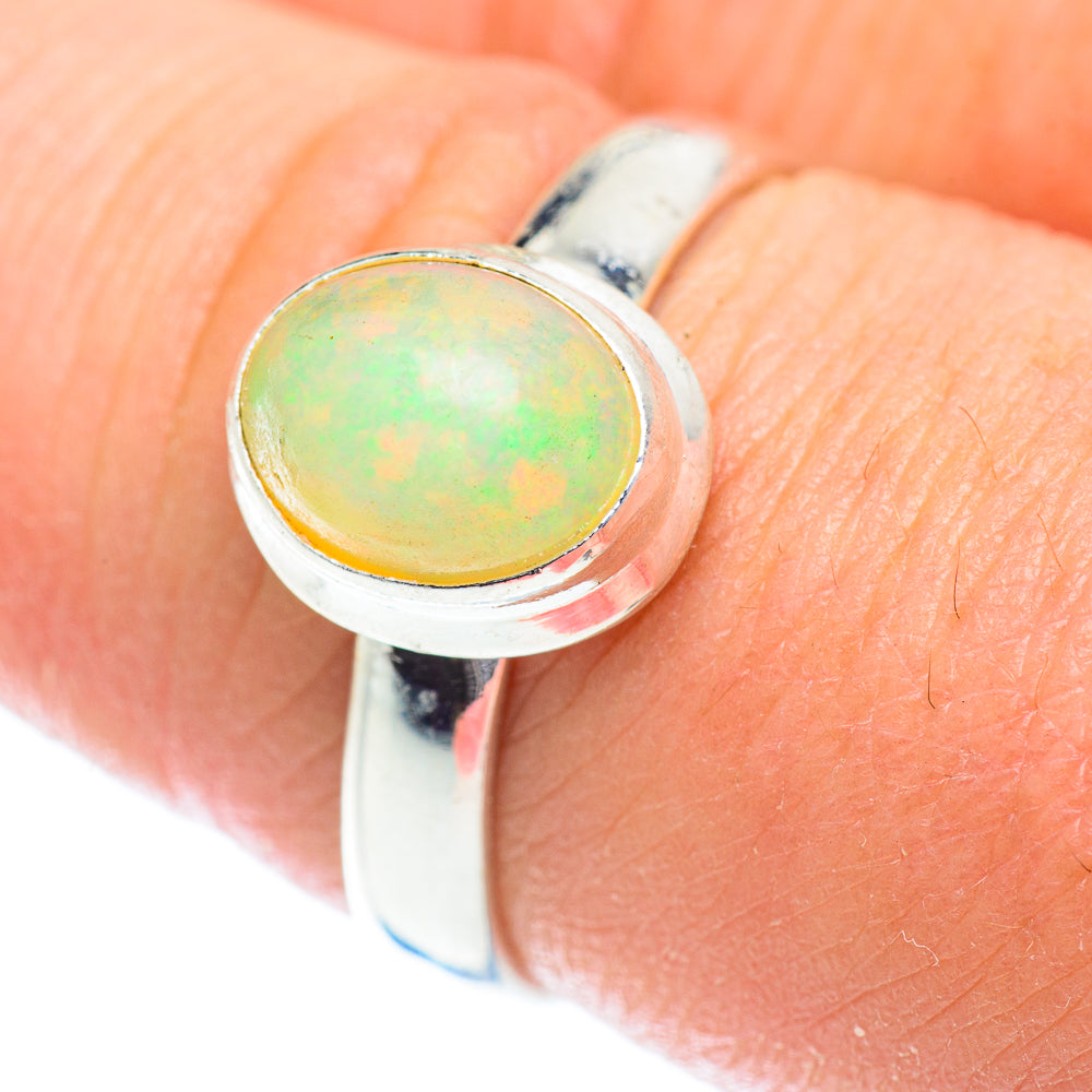 Ethiopian Opal Rings handcrafted by Ana Silver Co - RING54424
