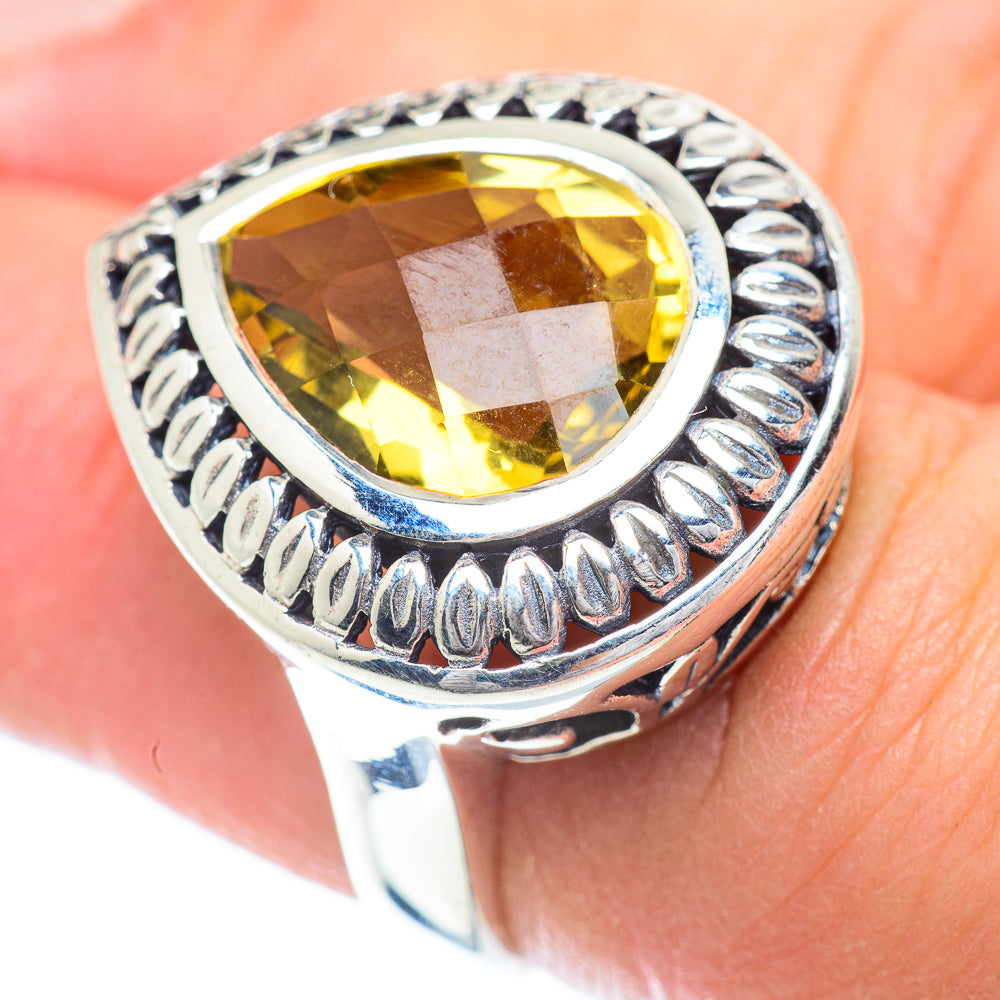 Citrine Rings handcrafted by Ana Silver Co - RING54473