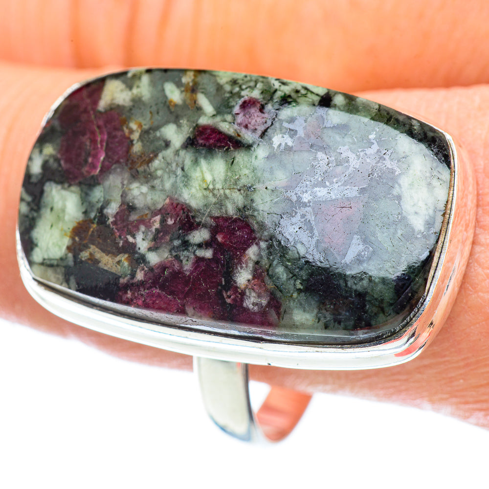 Russian Eudialyte Rings handcrafted by Ana Silver Co - RING54516