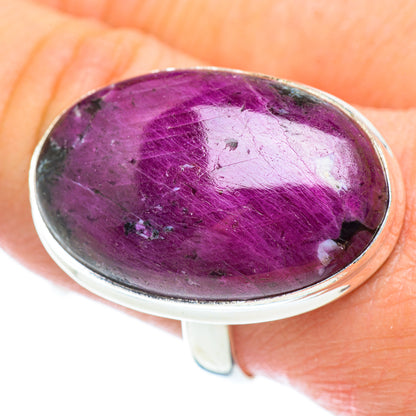 Ruby Fuchsite Rings handcrafted by Ana Silver Co - RING54545