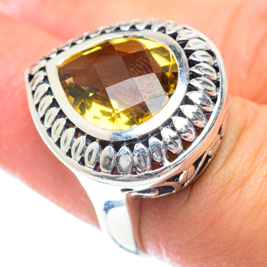 Citrine Rings handcrafted by Ana Silver Co - RING54566