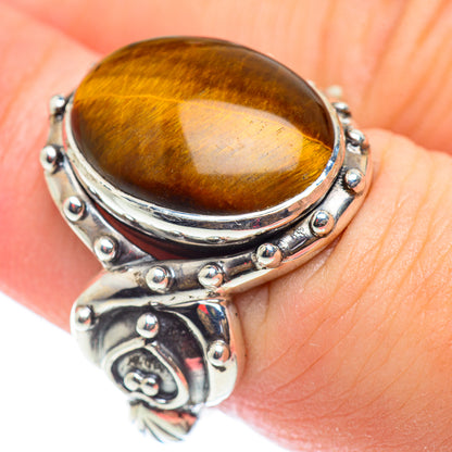 Tiger Eye Rings handcrafted by Ana Silver Co - RING54601