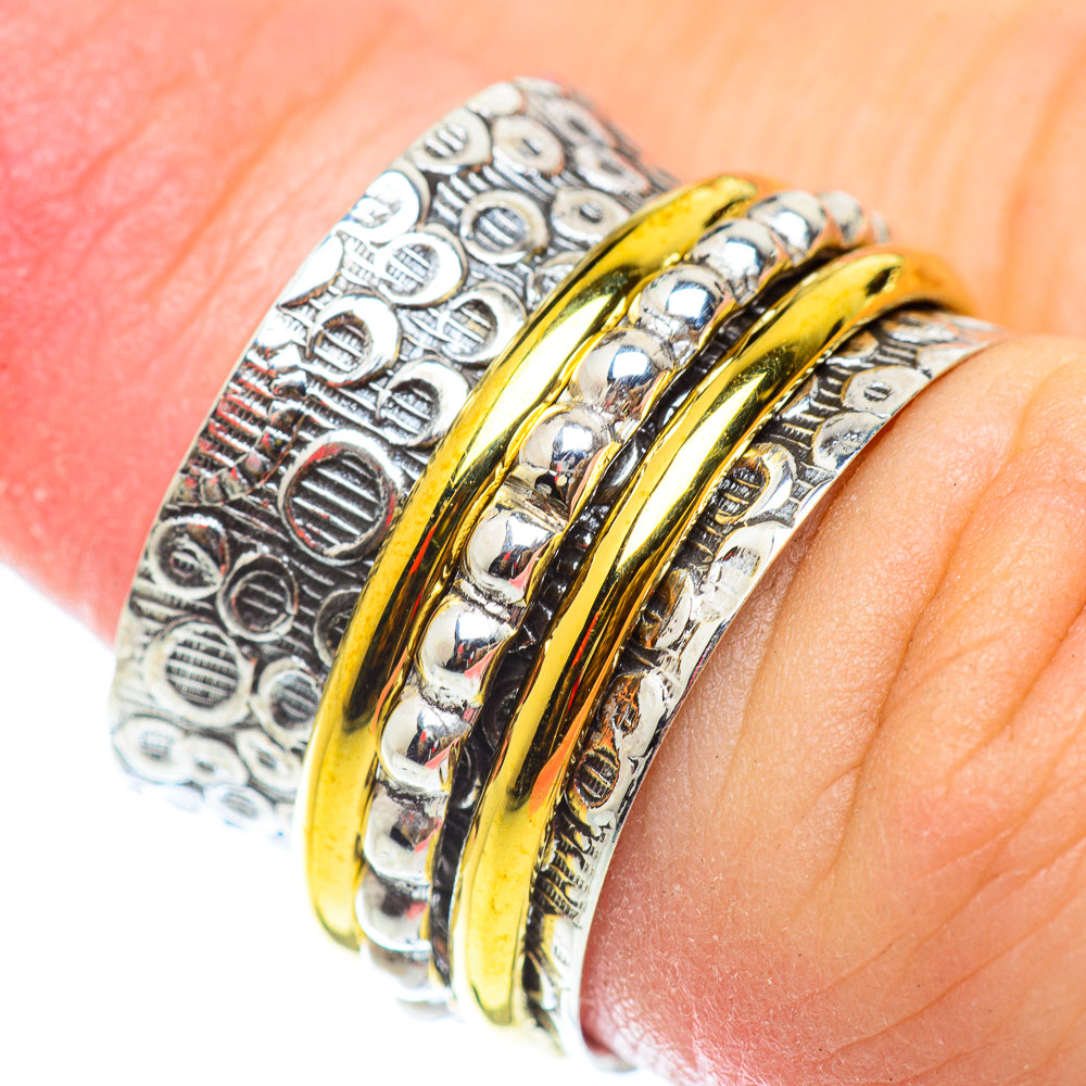 Meditation Spinner Rings handcrafted by Ana Silver Co - RING54612
