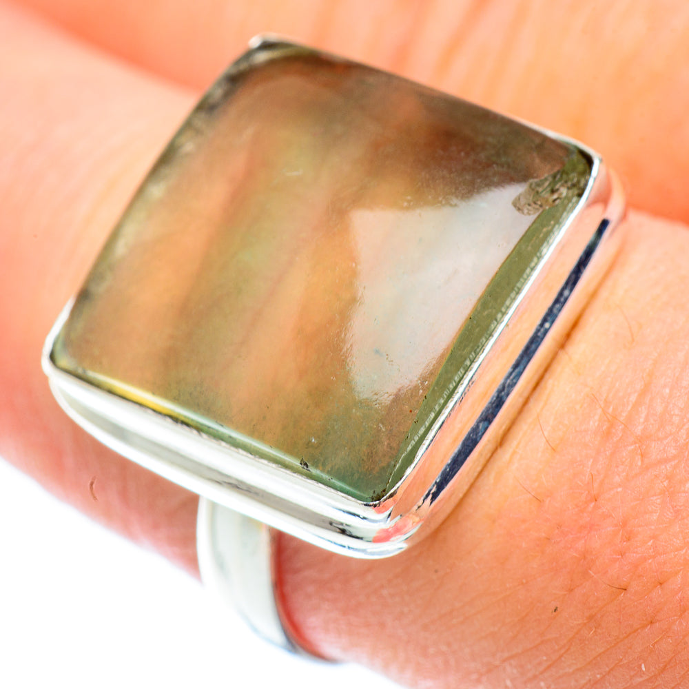 Green Fluorite Rings handcrafted by Ana Silver Co - RING54651