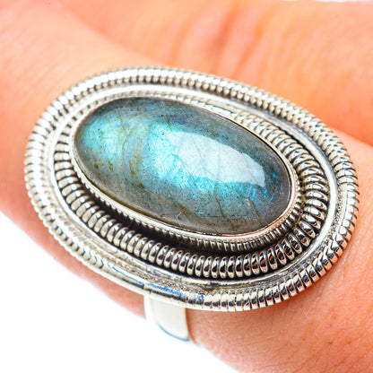 Labradorite Rings handcrafted by Ana Silver Co - RING54690