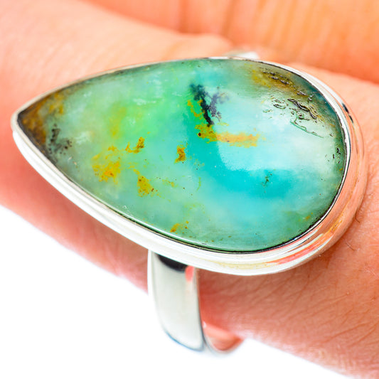 Peruvian Opal Rings handcrafted by Ana Silver Co - RING54694