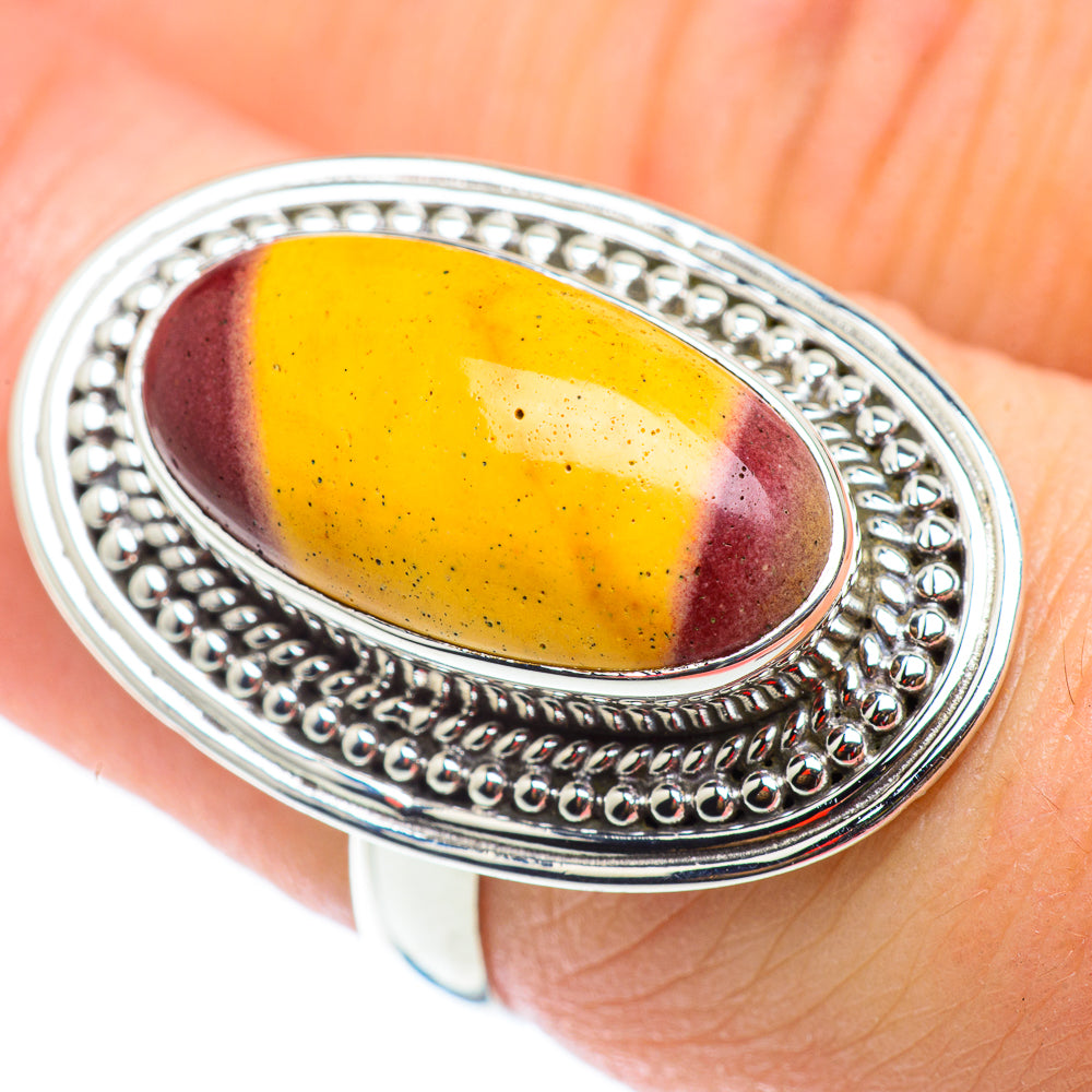 Mookaite Rings handcrafted by Ana Silver Co - RING54701