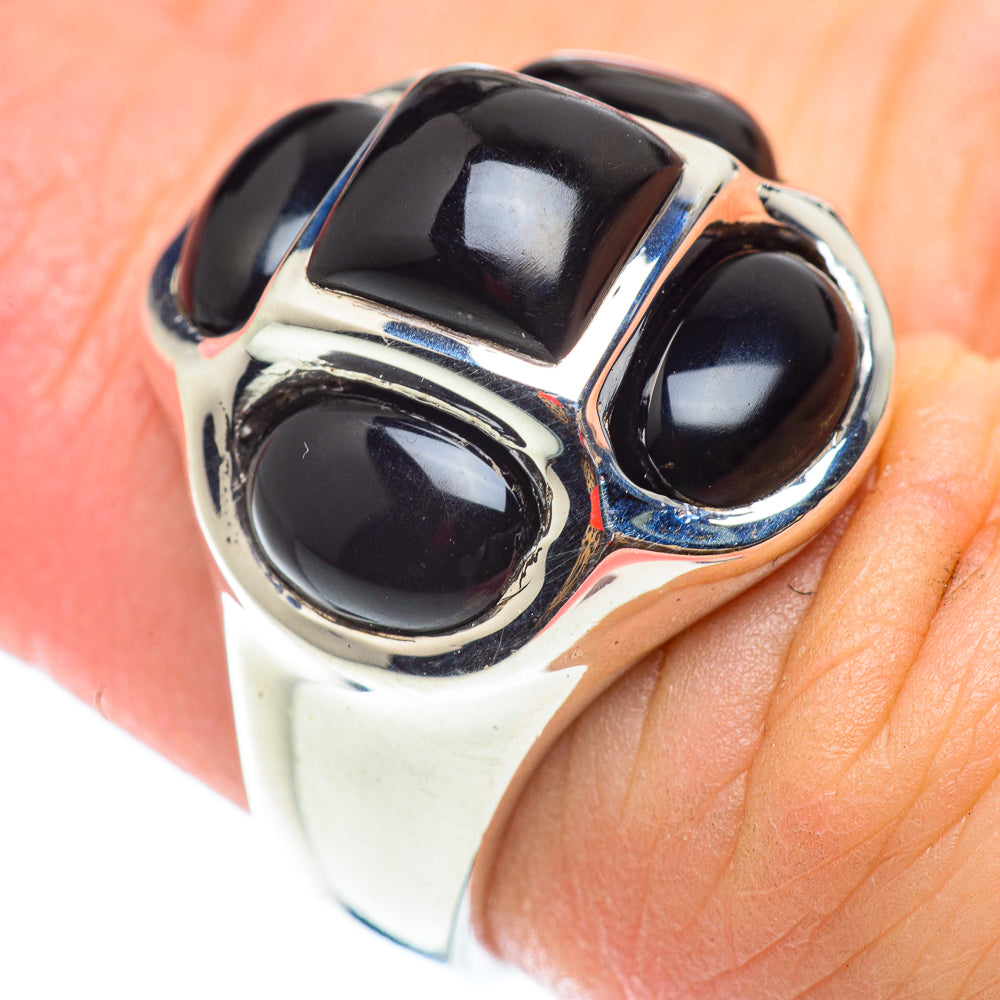 Black Onyx Rings handcrafted by Ana Silver Co - RING54711