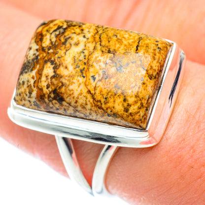 Picture Jasper Rings handcrafted by Ana Silver Co - RING54732