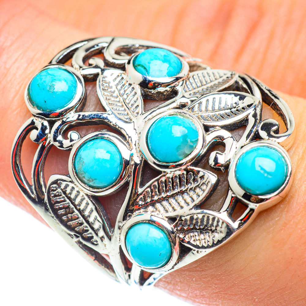 Arizona Turquoise Rings handcrafted by Ana Silver Co - RING54751