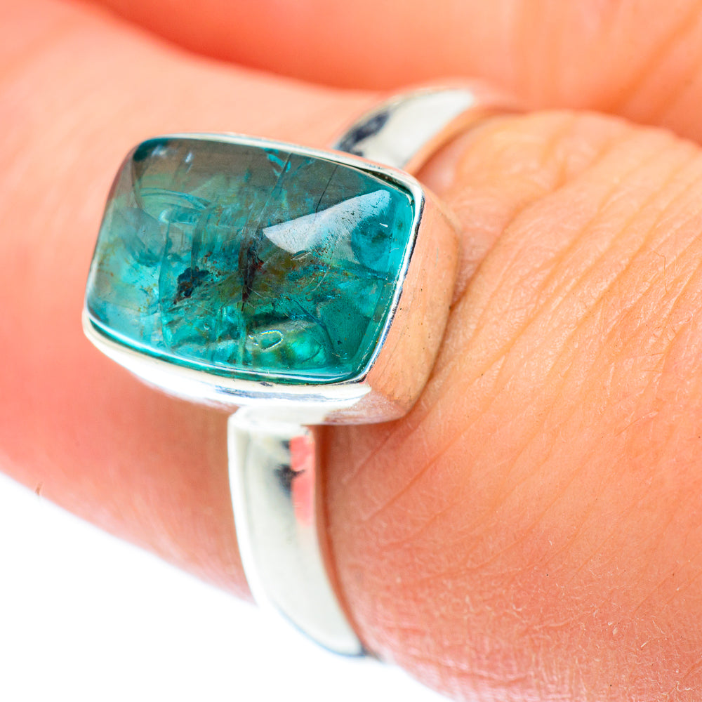 Green Fluorite Rings handcrafted by Ana Silver Co - RING54779