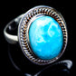 Larimar Rings handcrafted by Ana Silver Co - RING5482