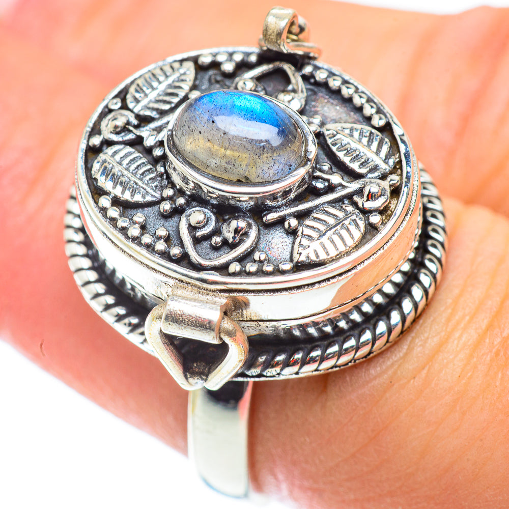 Labradorite Rings handcrafted by Ana Silver Co - RING54842