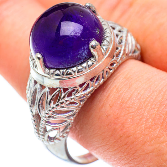 Amethyst Rings handcrafted by Ana Silver Co - RING54874