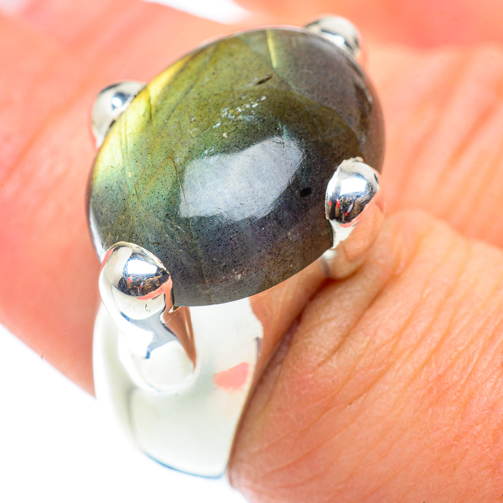 Labradorite Rings handcrafted by Ana Silver Co - RING54905