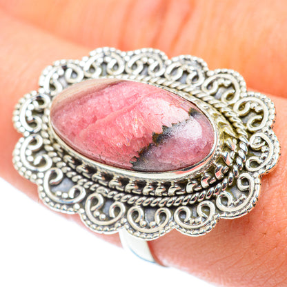Rhodonite Rings handcrafted by Ana Silver Co - RING54968
