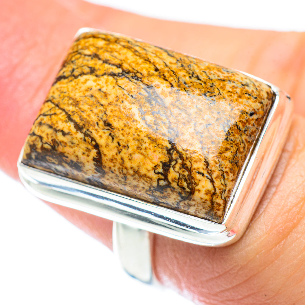 Picture Jasper Rings handcrafted by Ana Silver Co - RING55021