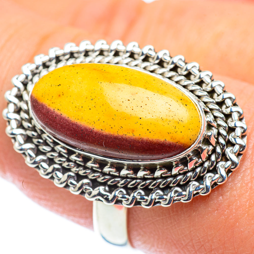 Mookaite Rings handcrafted by Ana Silver Co - RING55044