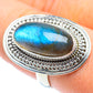 Labradorite Rings handcrafted by Ana Silver Co - RING55120