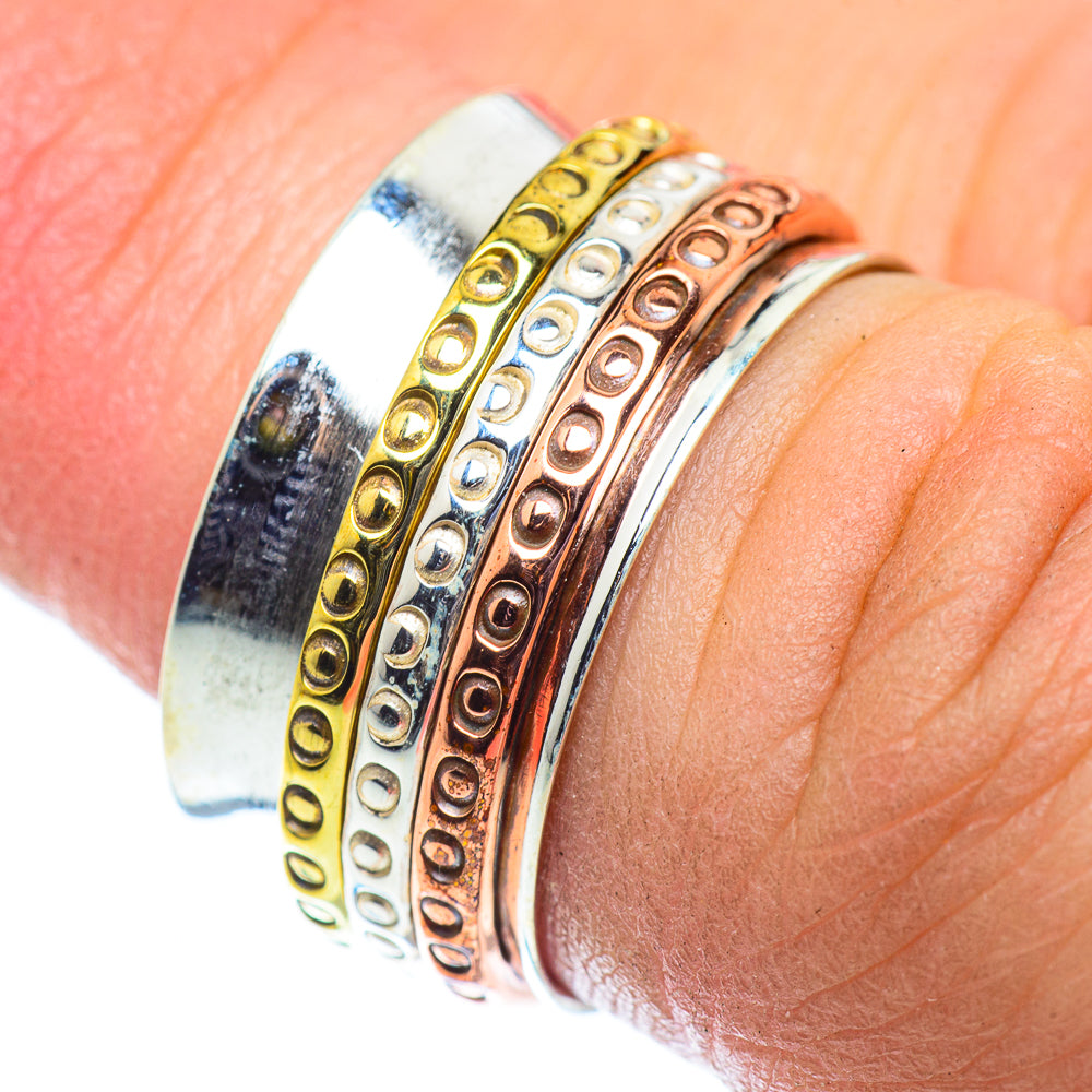 Meditation Spinner Rings handcrafted by Ana Silver Co - RING55150
