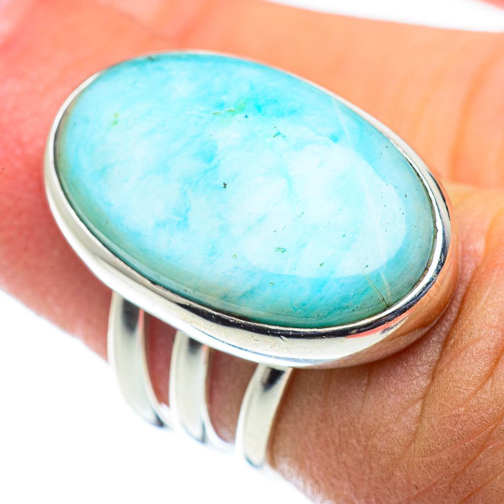 Larimar Rings handcrafted by Ana Silver Co - RING55153