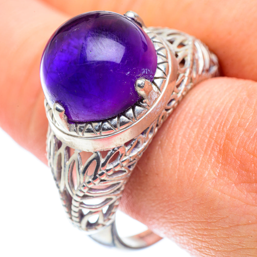 Amethyst Rings handcrafted by Ana Silver Co - RING55241