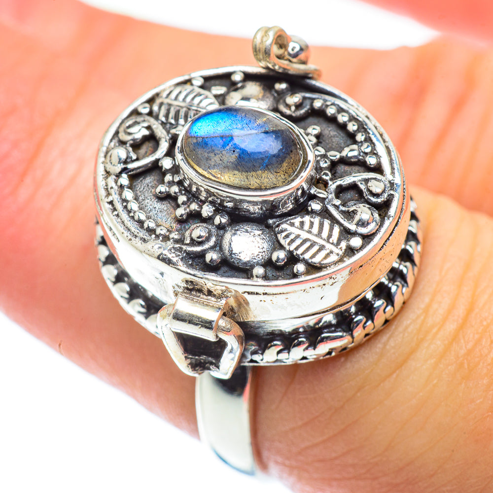 Labradorite Rings handcrafted by Ana Silver Co - RING55269