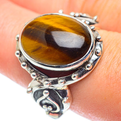 Tiger Eye Rings handcrafted by Ana Silver Co - RING55292