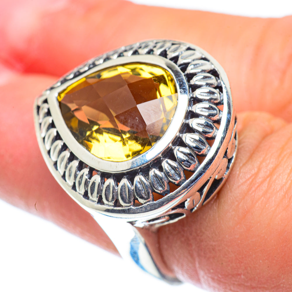 Citrine Rings handcrafted by Ana Silver Co - RING55354