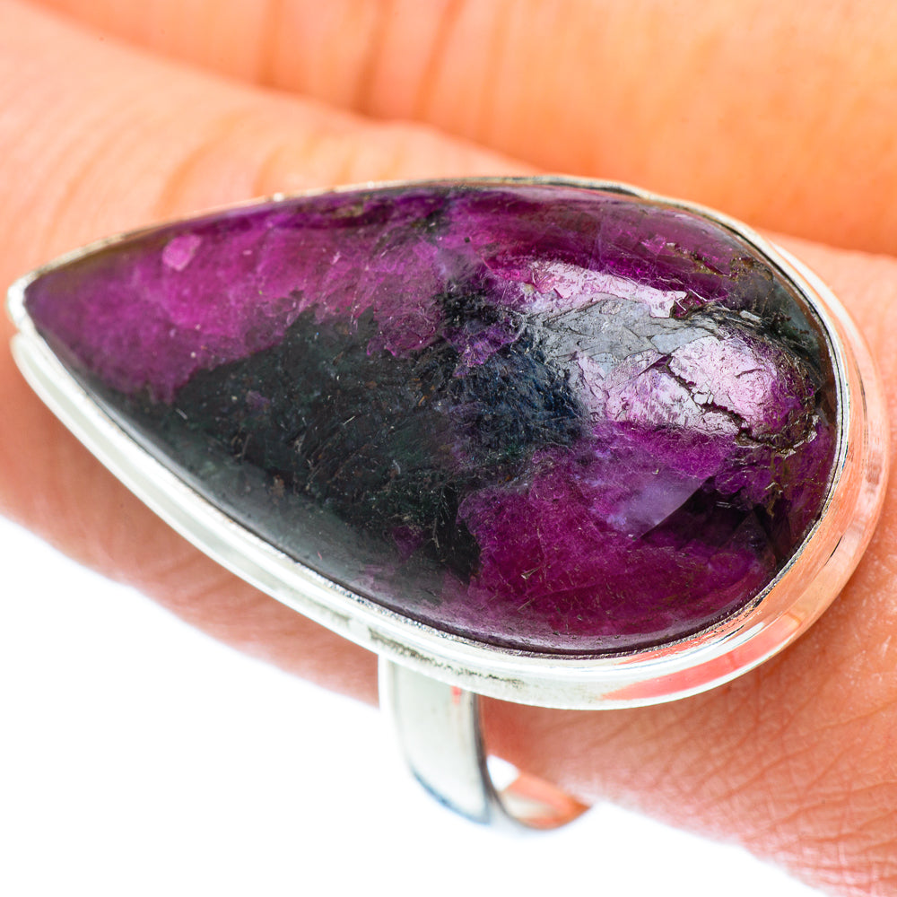 Ruby Fuchsite Rings handcrafted by Ana Silver Co - RING55366