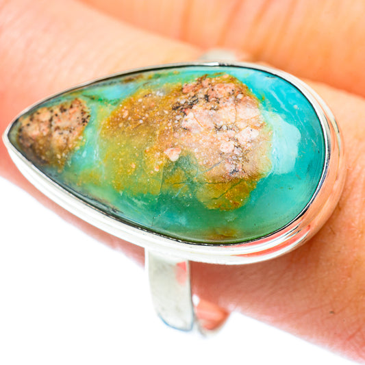 Peruvian Opal Rings handcrafted by Ana Silver Co - RING55403