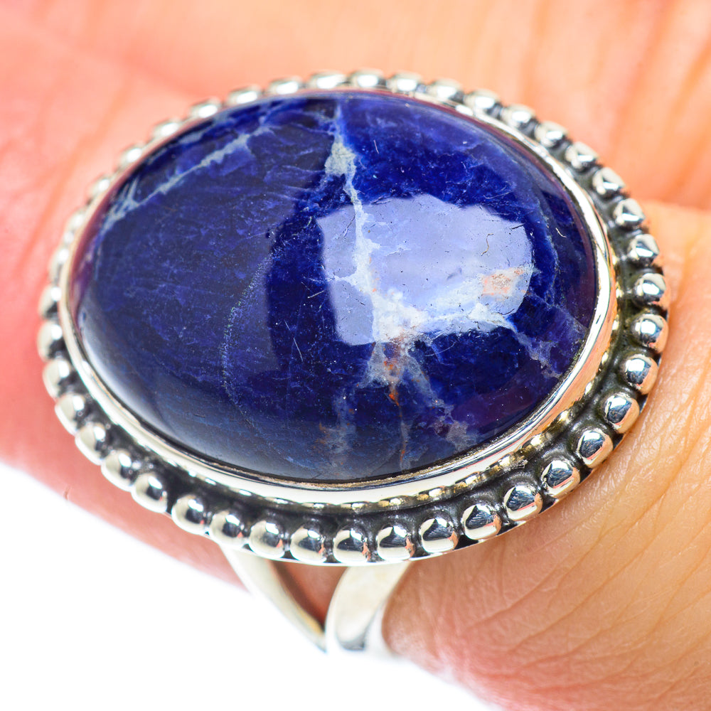 Sodalite Rings handcrafted by Ana Silver Co - RING55434