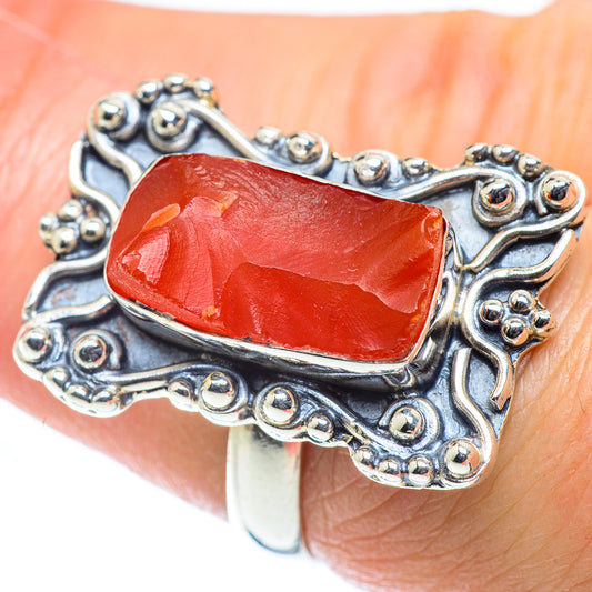 Carnelian Rings handcrafted by Ana Silver Co - RING55469