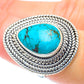 Tibetan Turquoise Rings handcrafted by Ana Silver Co - RING55488