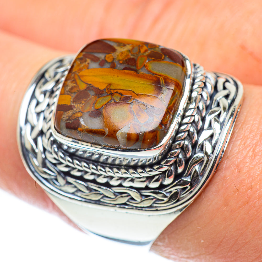 Chert Breccia Rings handcrafted by Ana Silver Co - RING55492