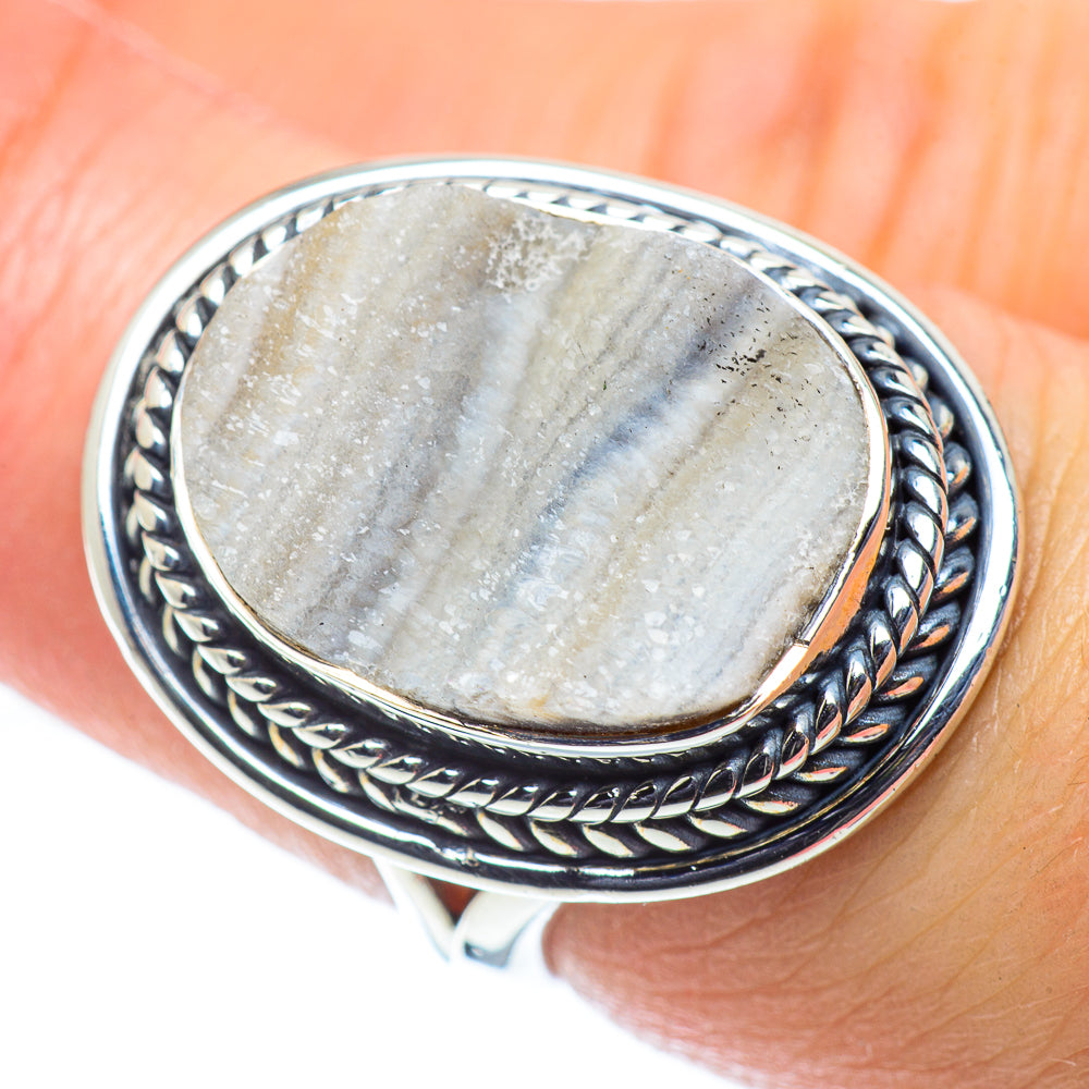 Desert Druzy Rings handcrafted by Ana Silver Co - RING55508